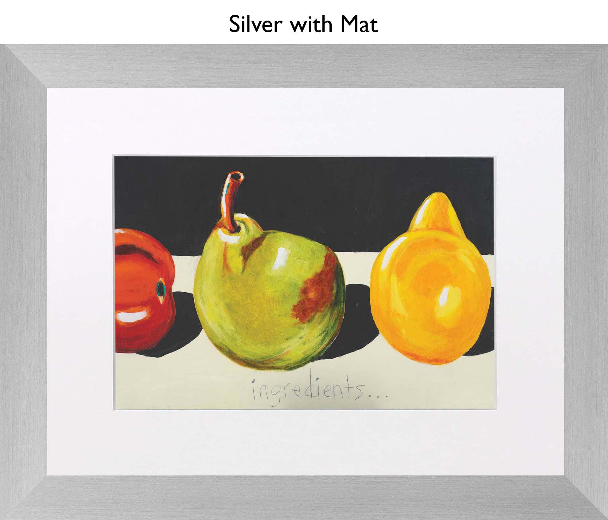 Silver With Mat