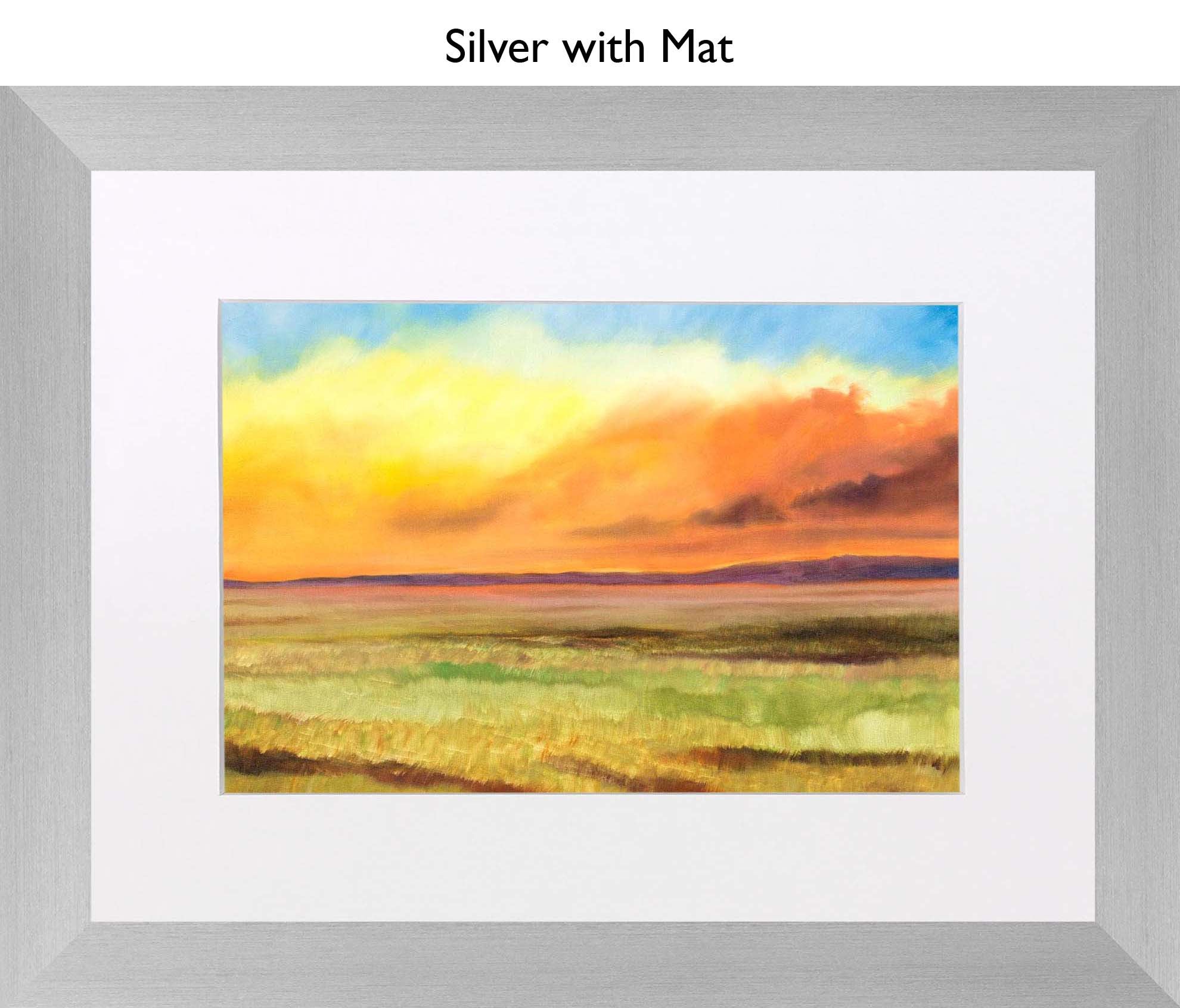 Silver With Mat