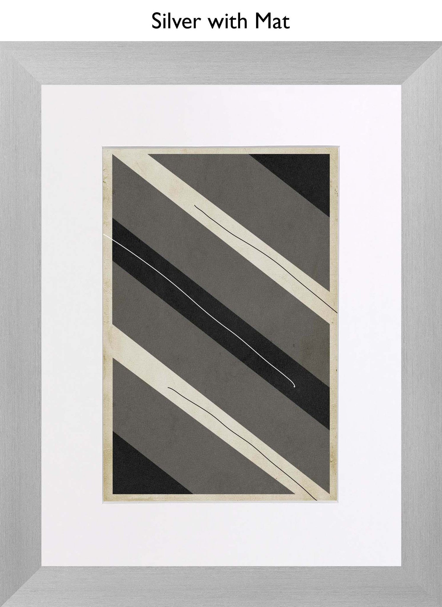 Silver With Mat