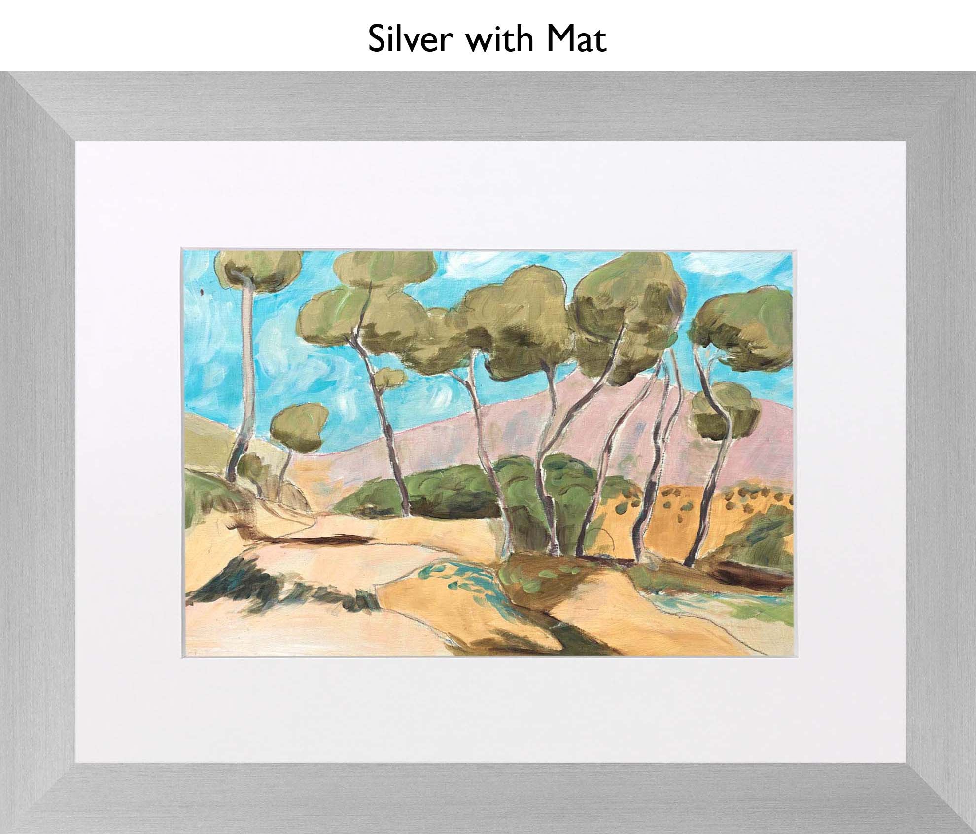 Silver With Mat