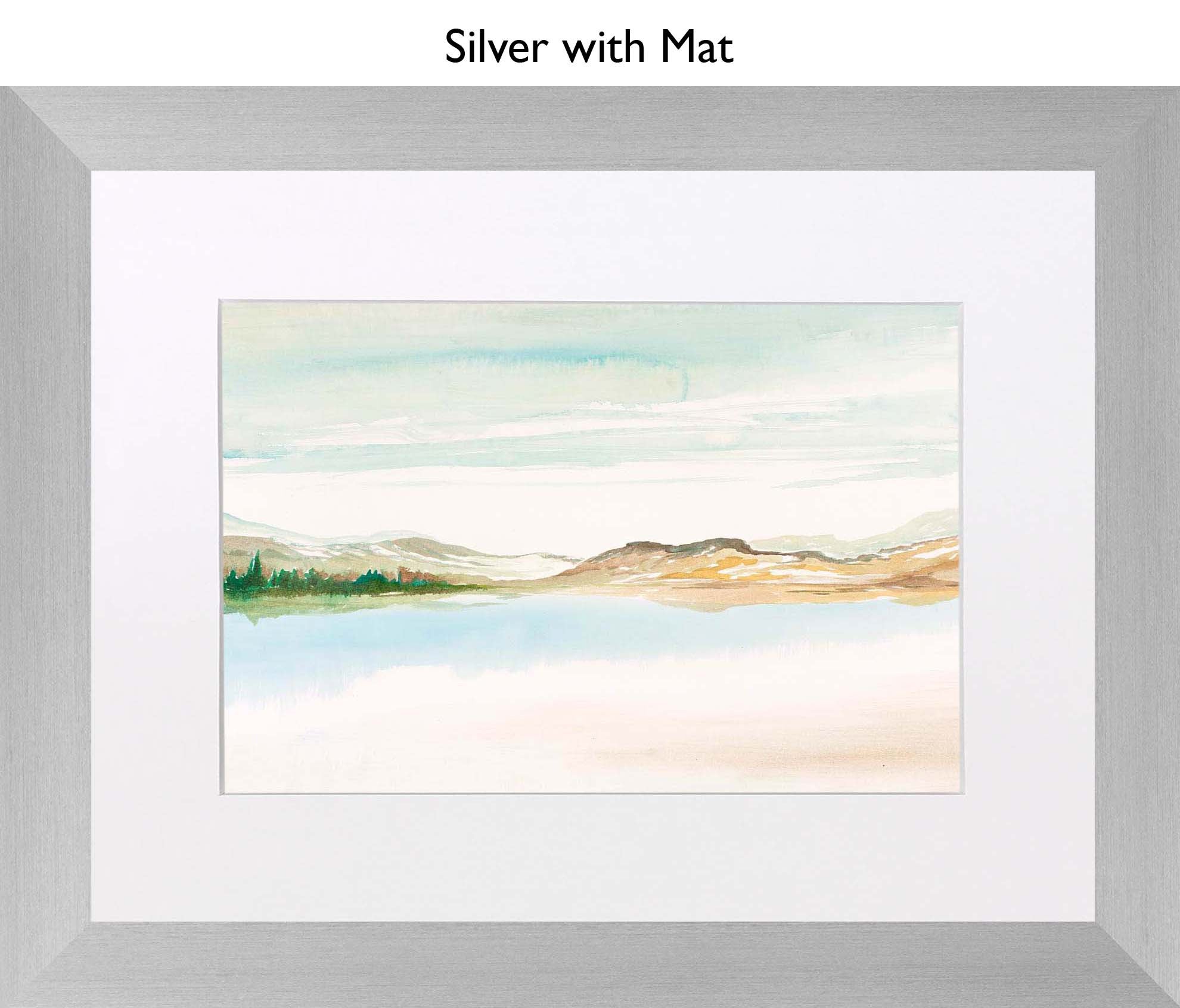 Silver With Mat