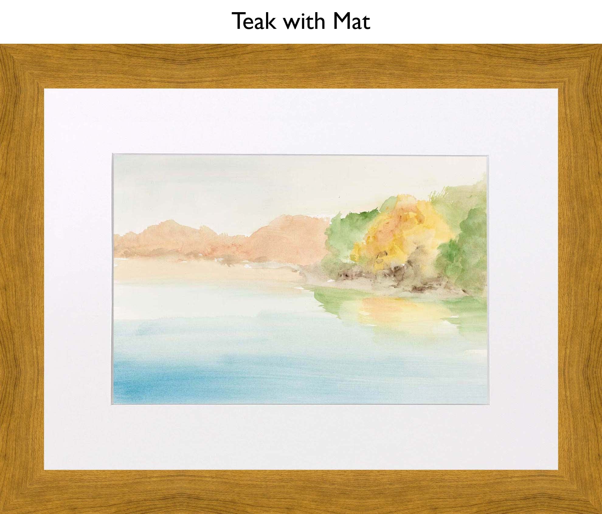 Teak With Mat