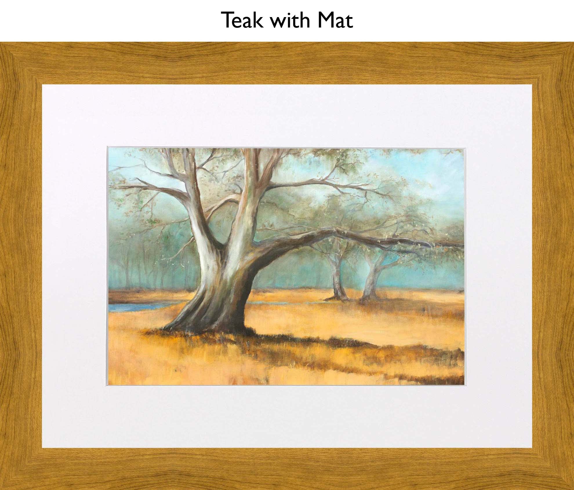 Teak With Mat