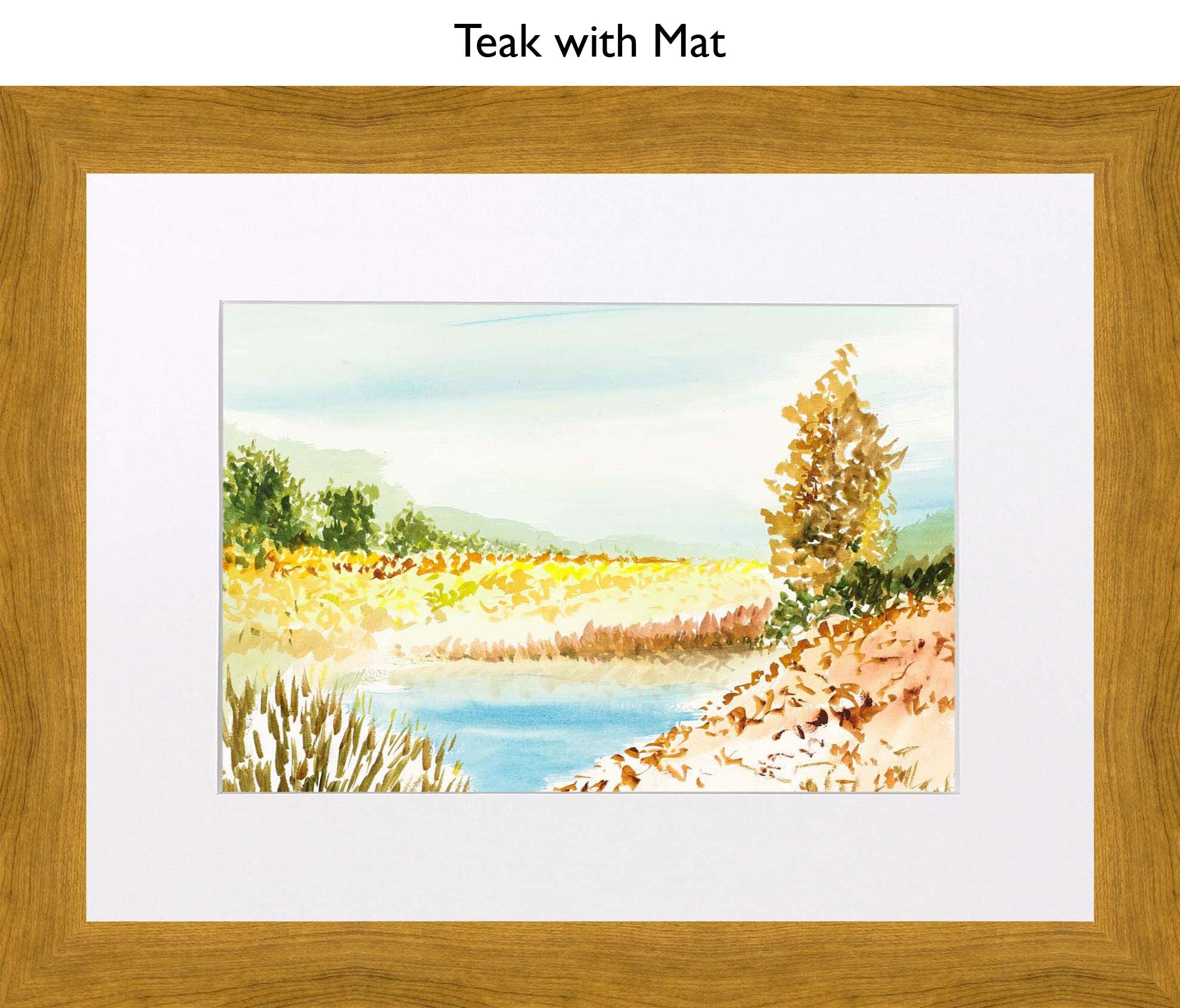 Teak With Mat