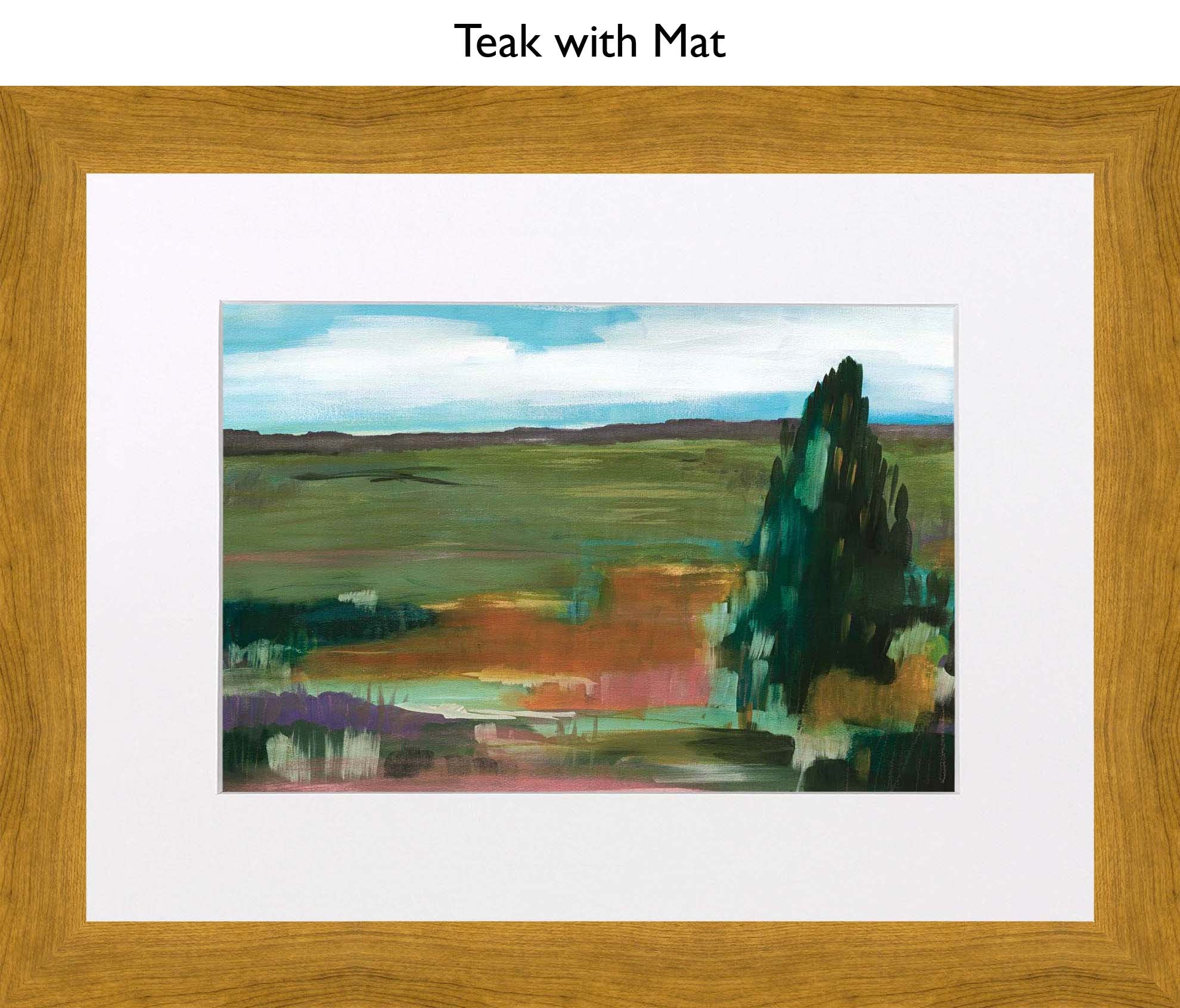 Teak With Mat