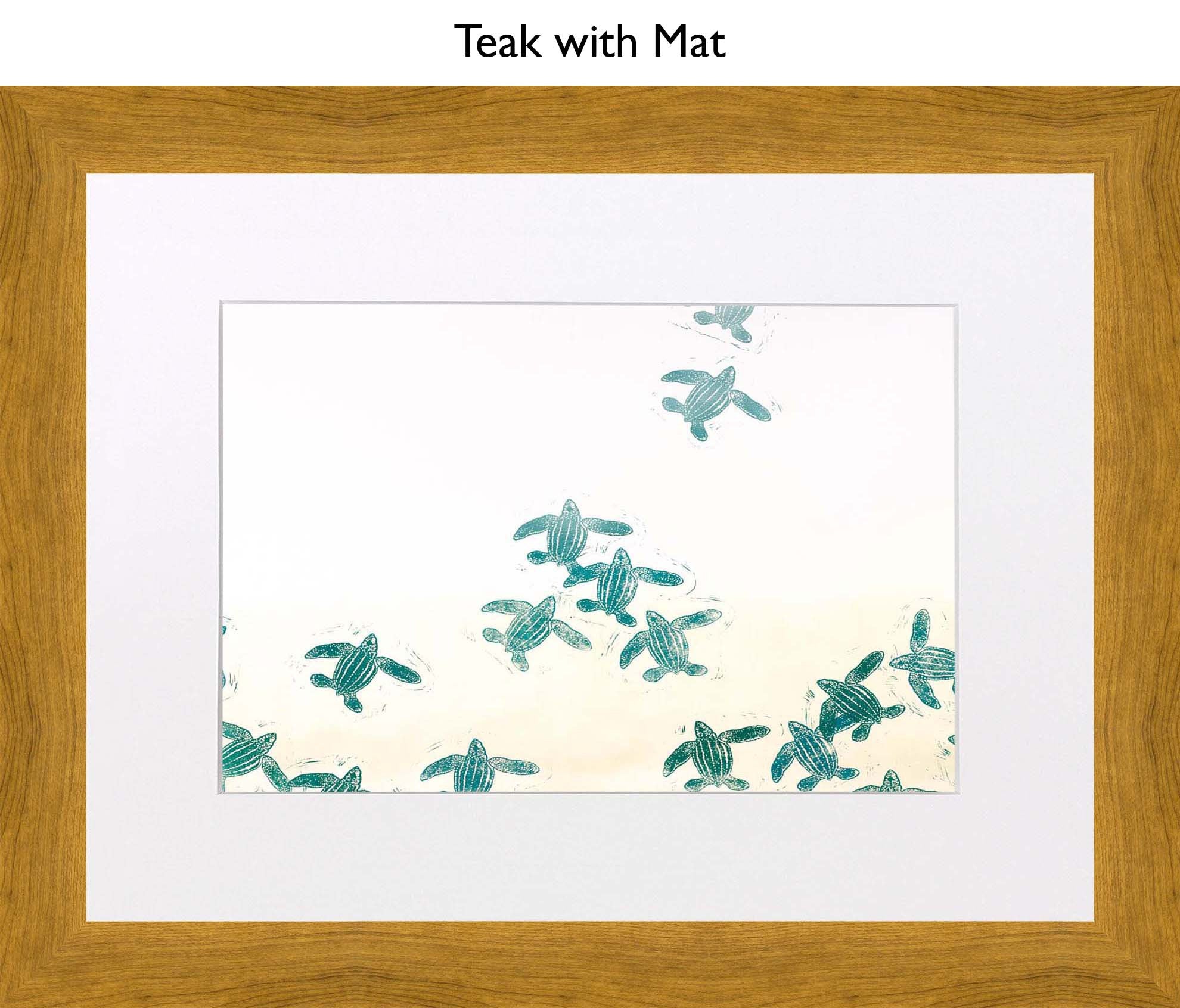 Teak With Mat