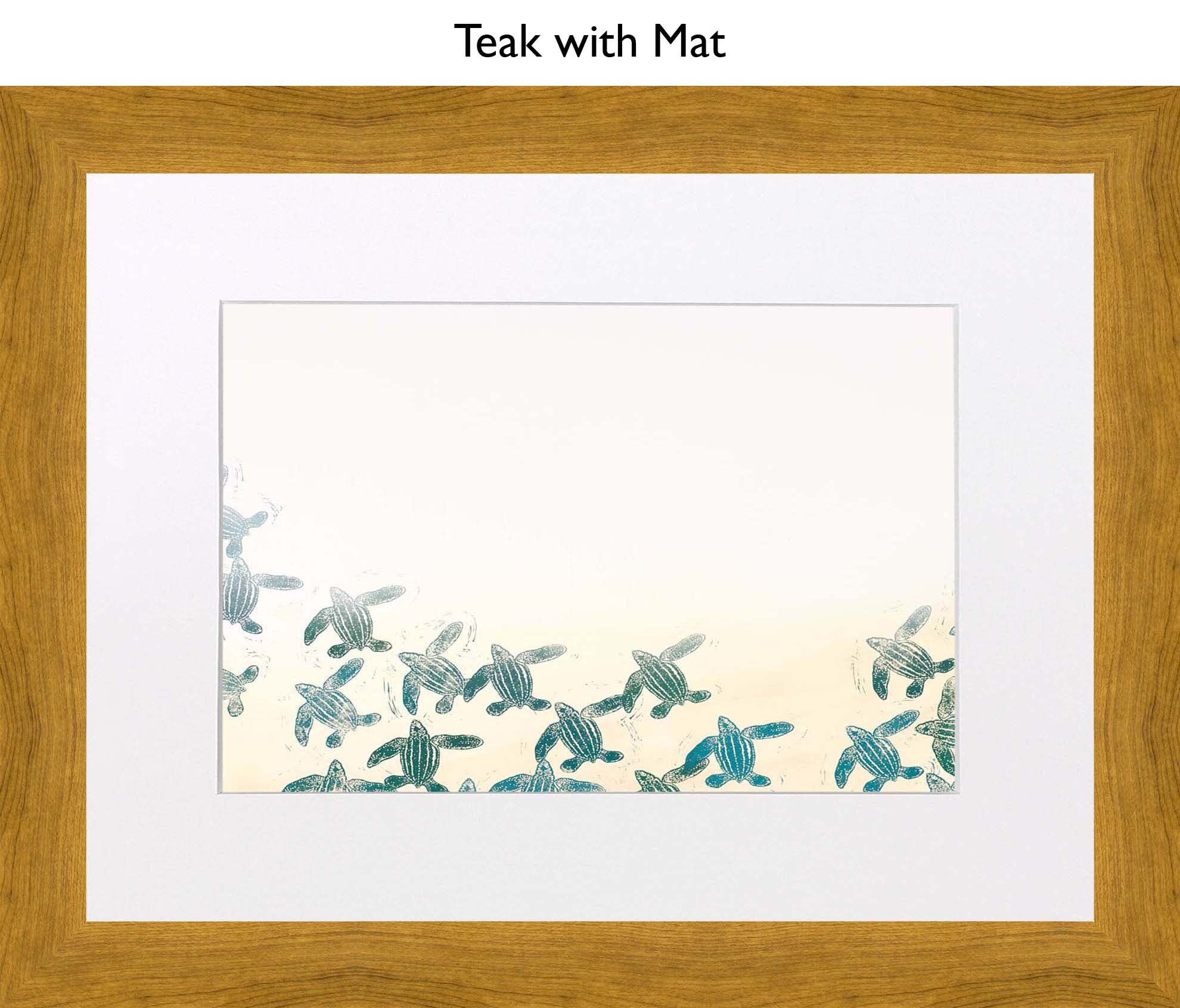 Teak With Mat