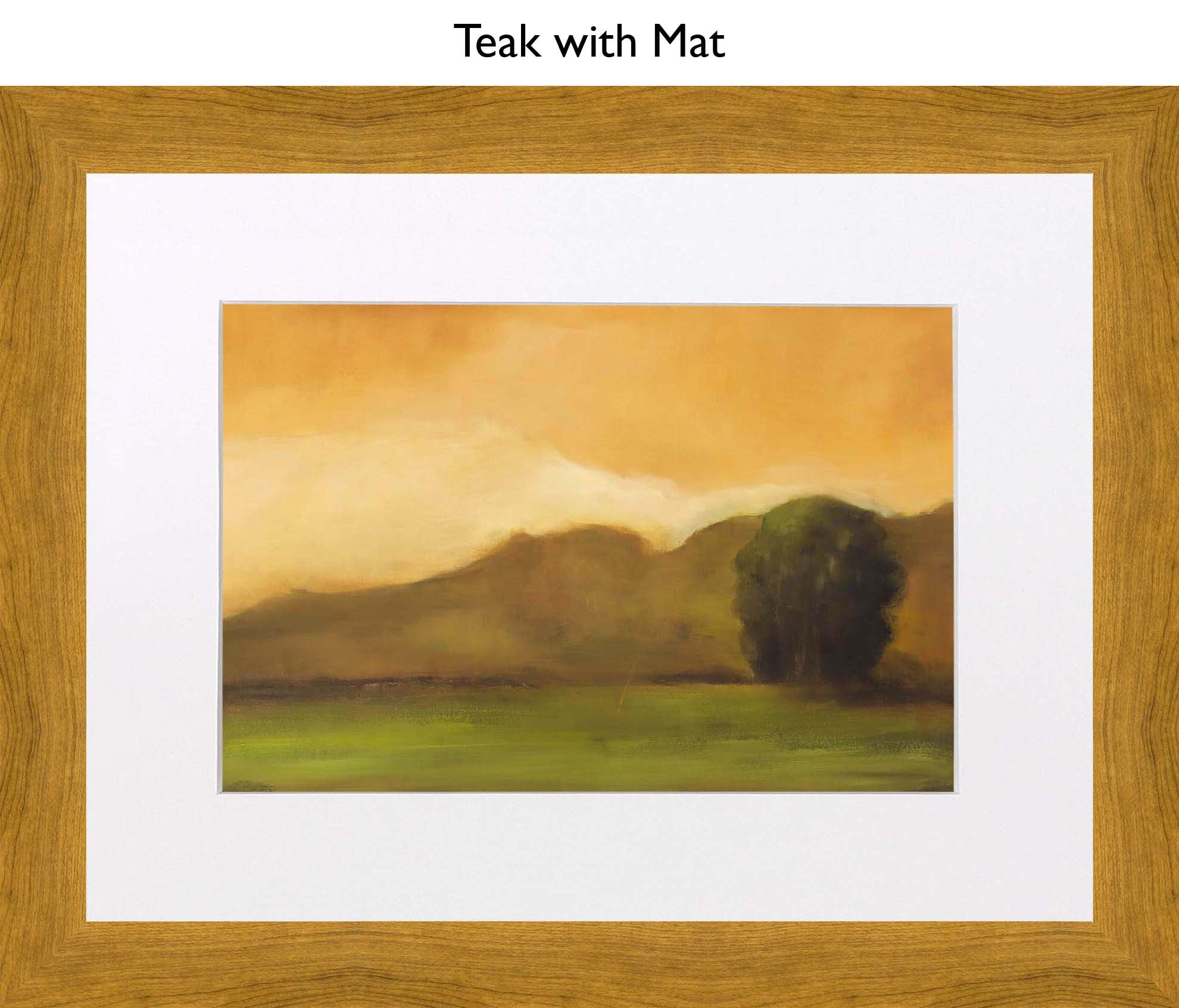Teak With Mat