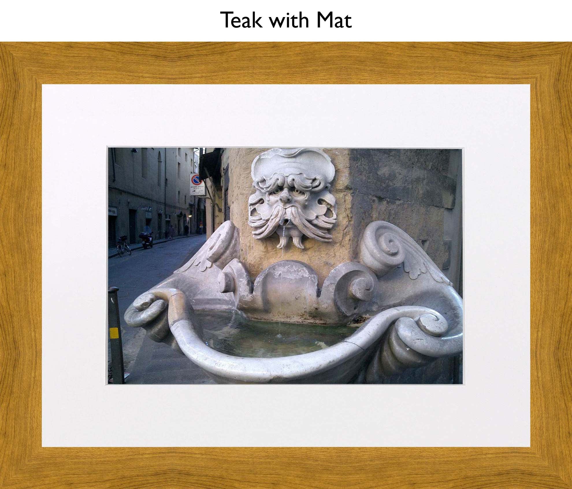 Teak With Mat