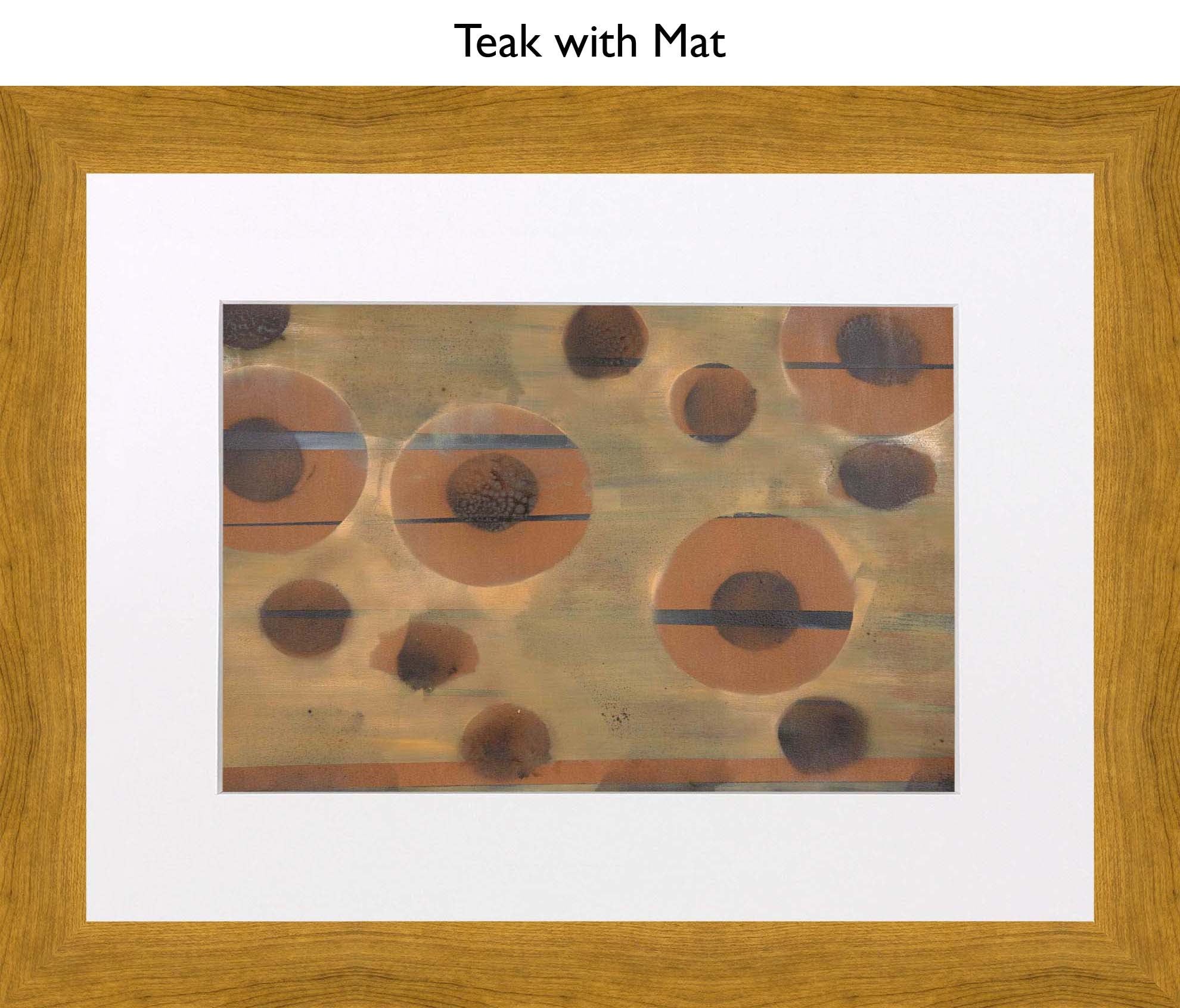 Teak With Mat