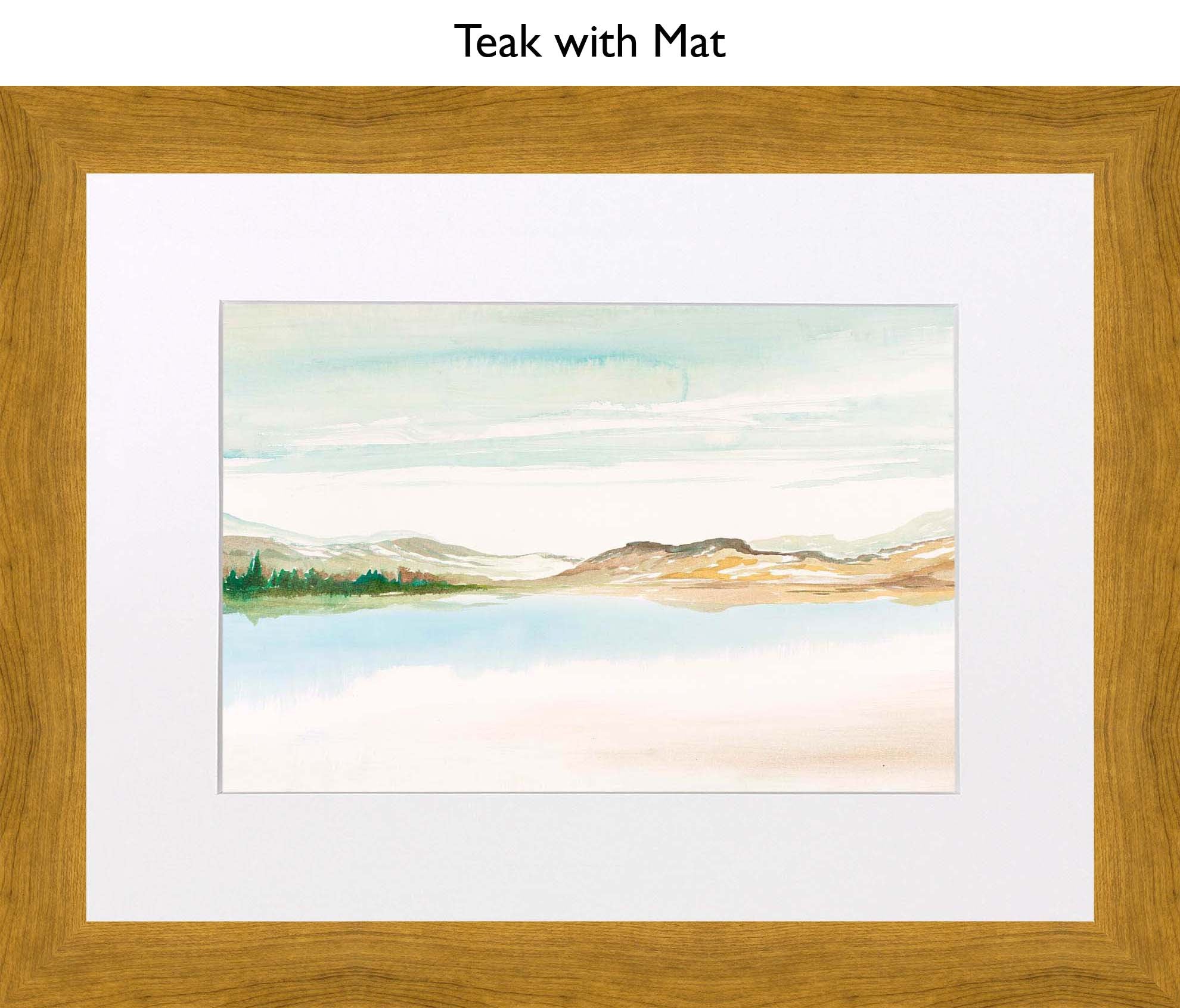 Teak With Mat