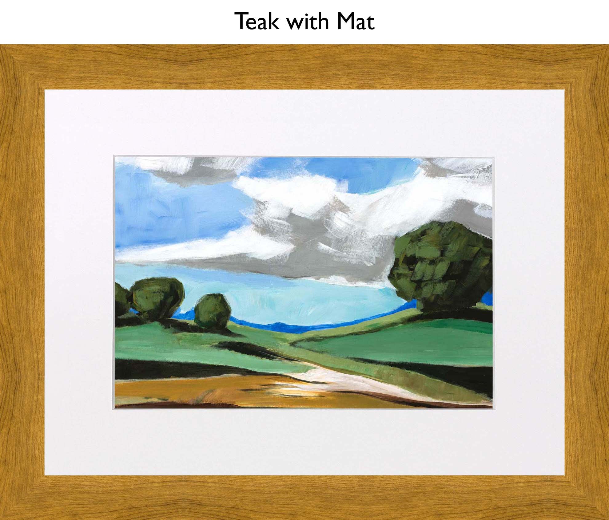 Teak With Mat