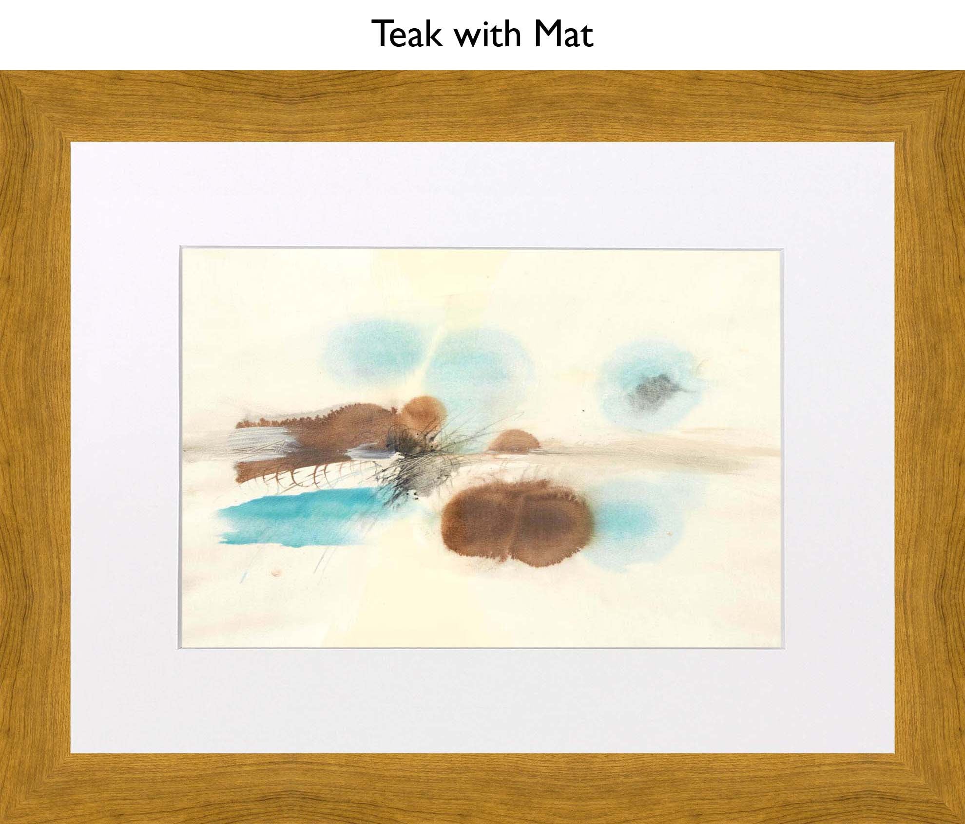 Teak With Mat