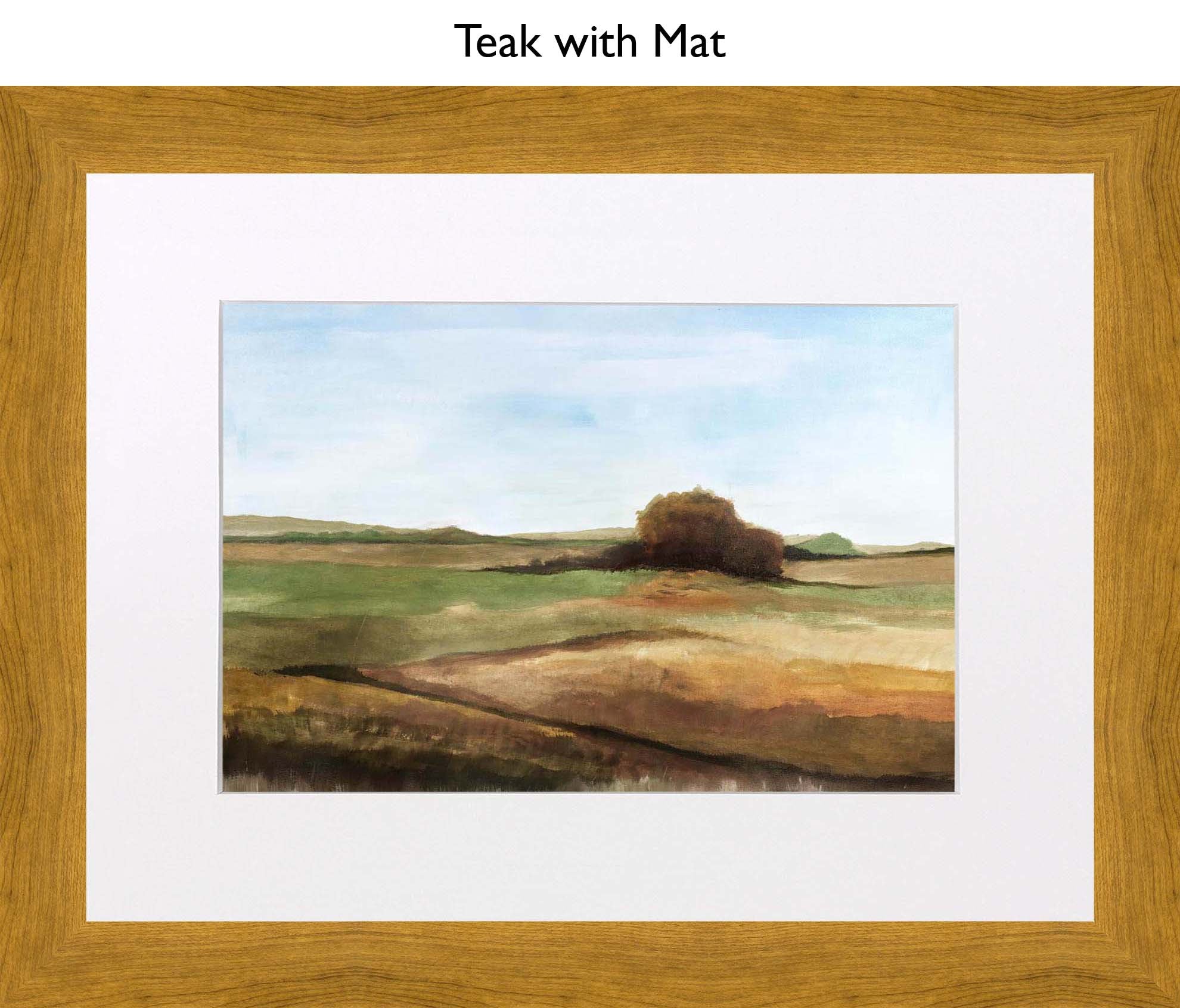 Teak With Mat