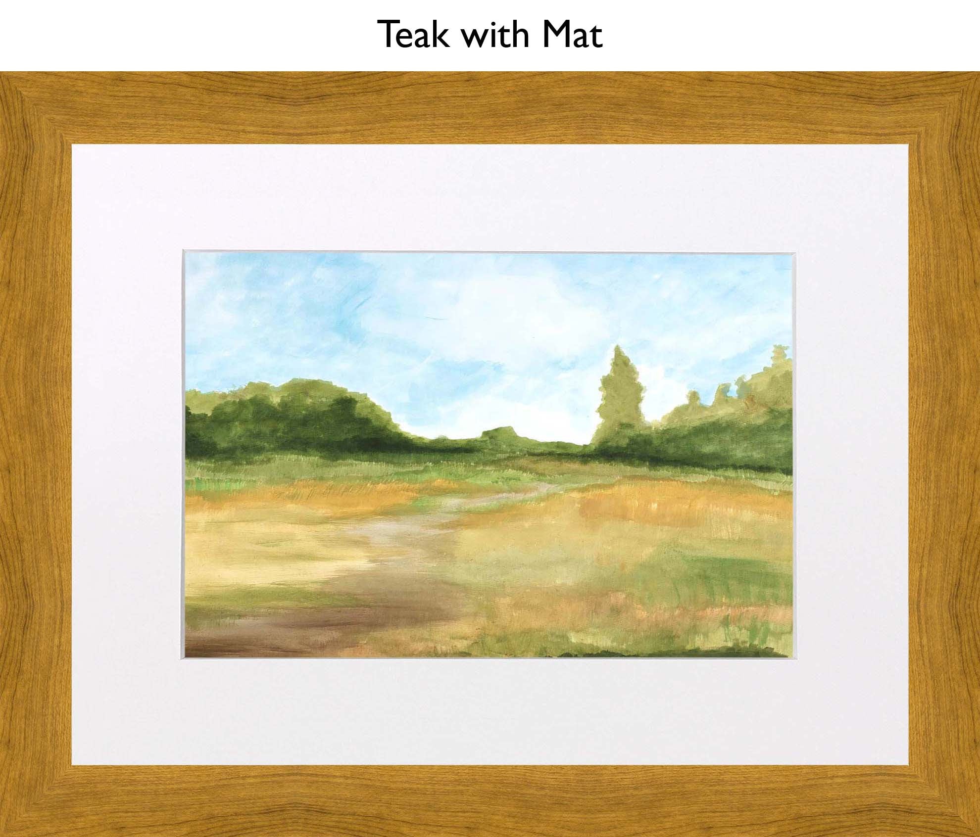 Teak With Mat