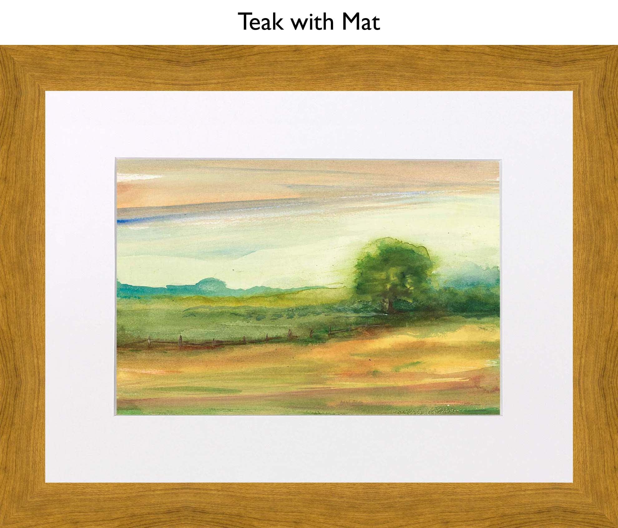 Teak With Mat