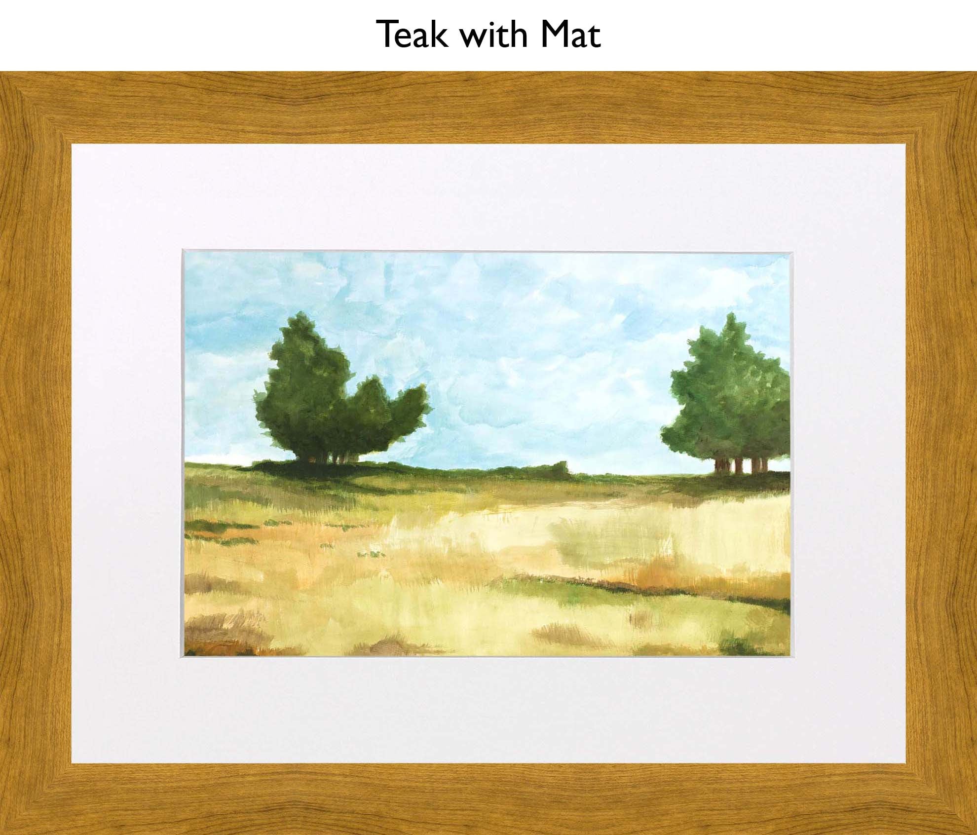 Teak With Mat