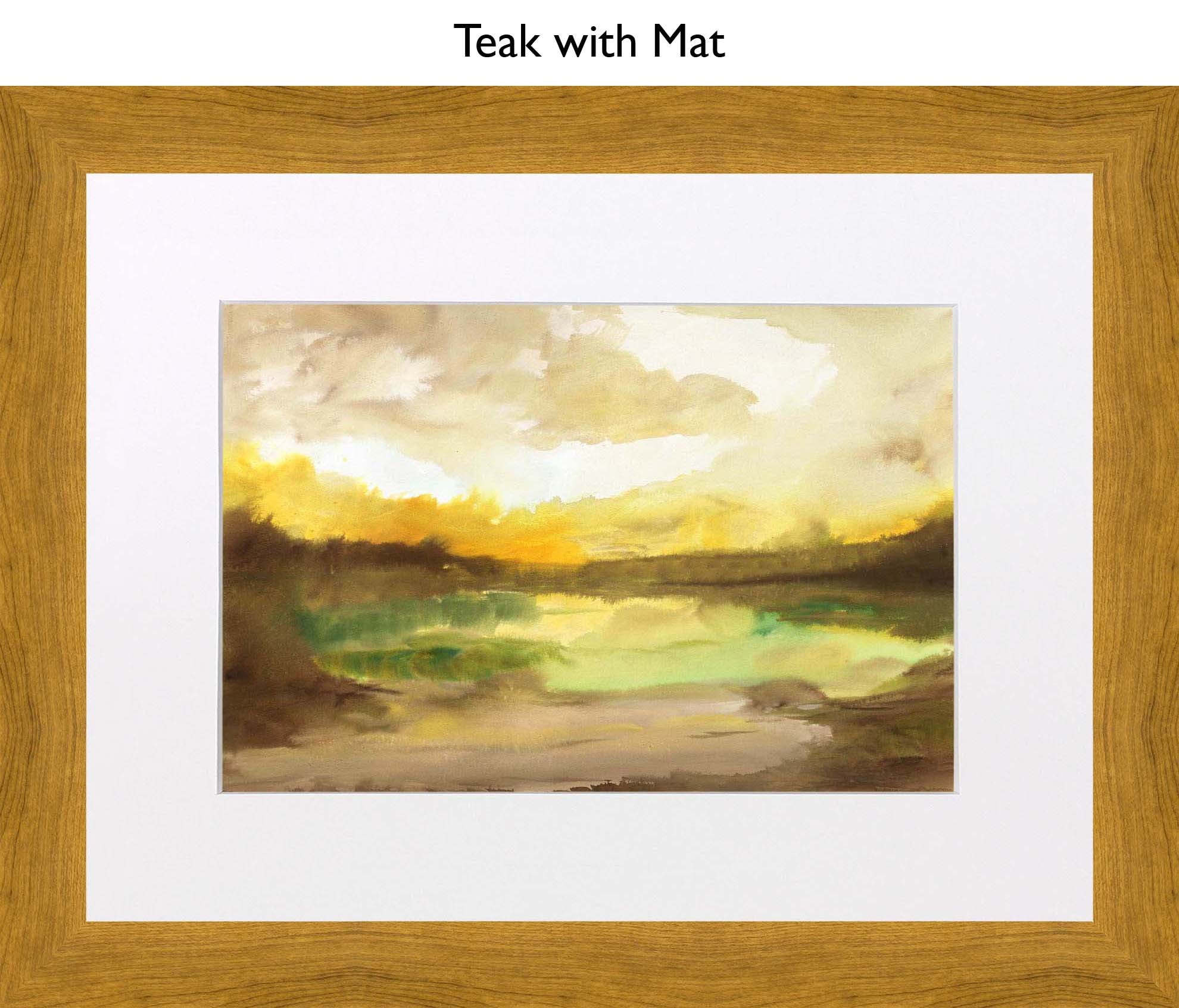 Teak With Mat