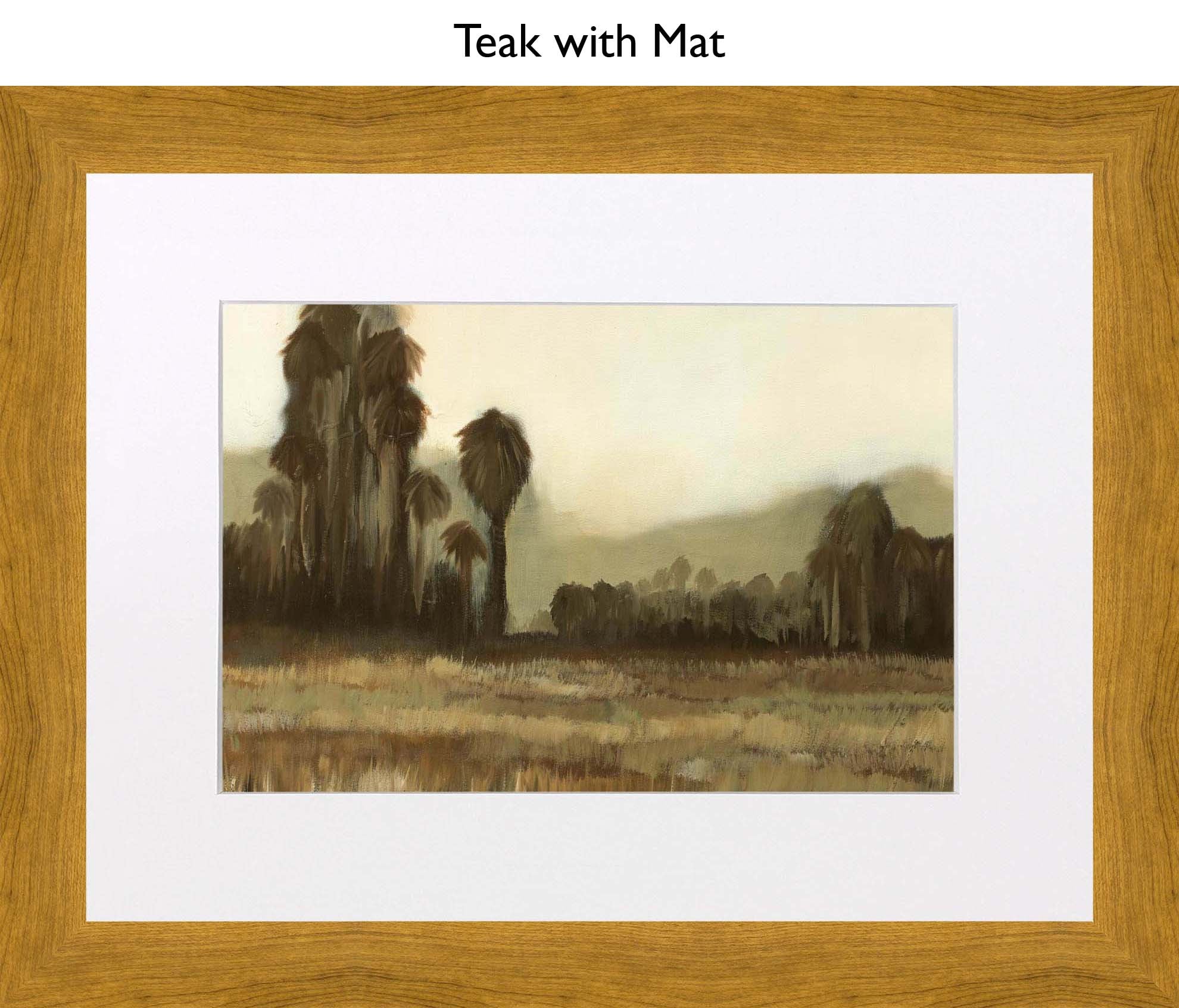 Teak With Mat