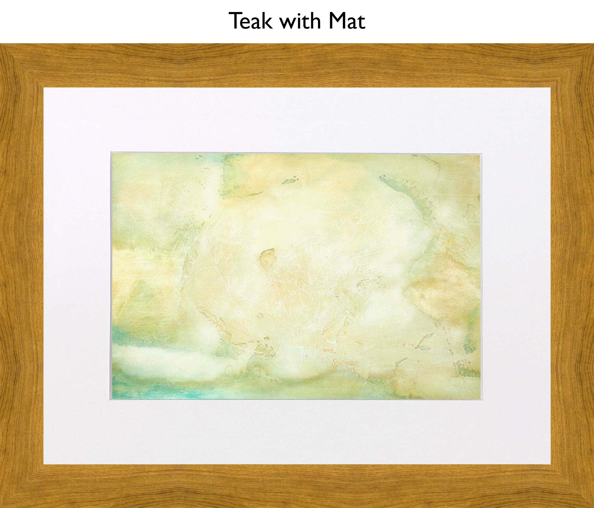 Teak With Mat