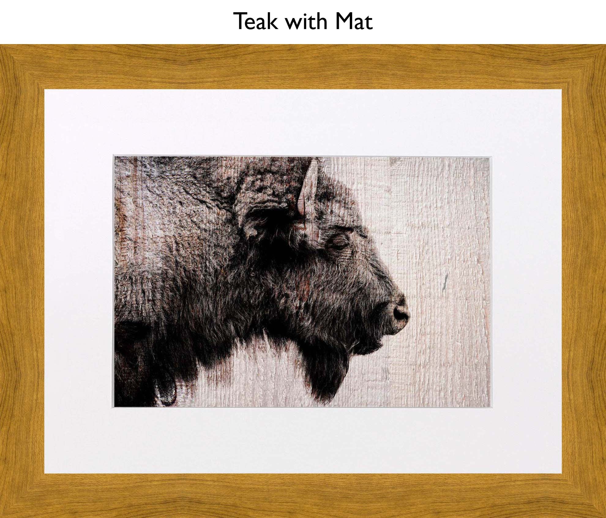 Teak With Mat