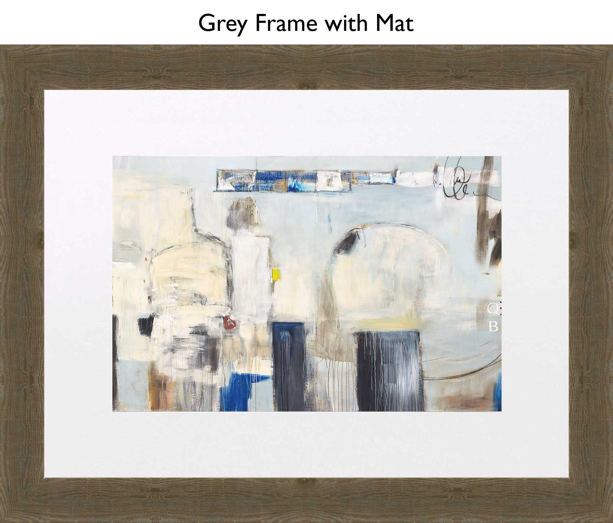 Grey Frame with Mat