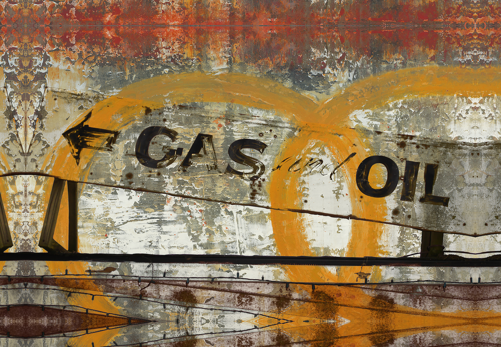 Gas & Oil Liberty Sign