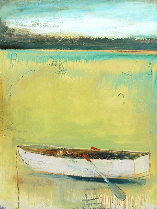 Lake County Boat on the Water