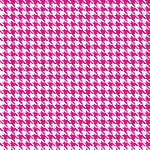 Houndstooth Pink – Bad Dog Editions