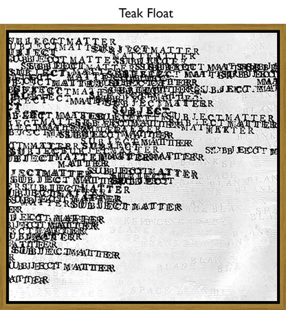 Teak Float