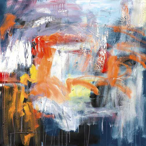 Aquatic color abstract with teal, aqua, and sapphire bubbles rising through misty layers.