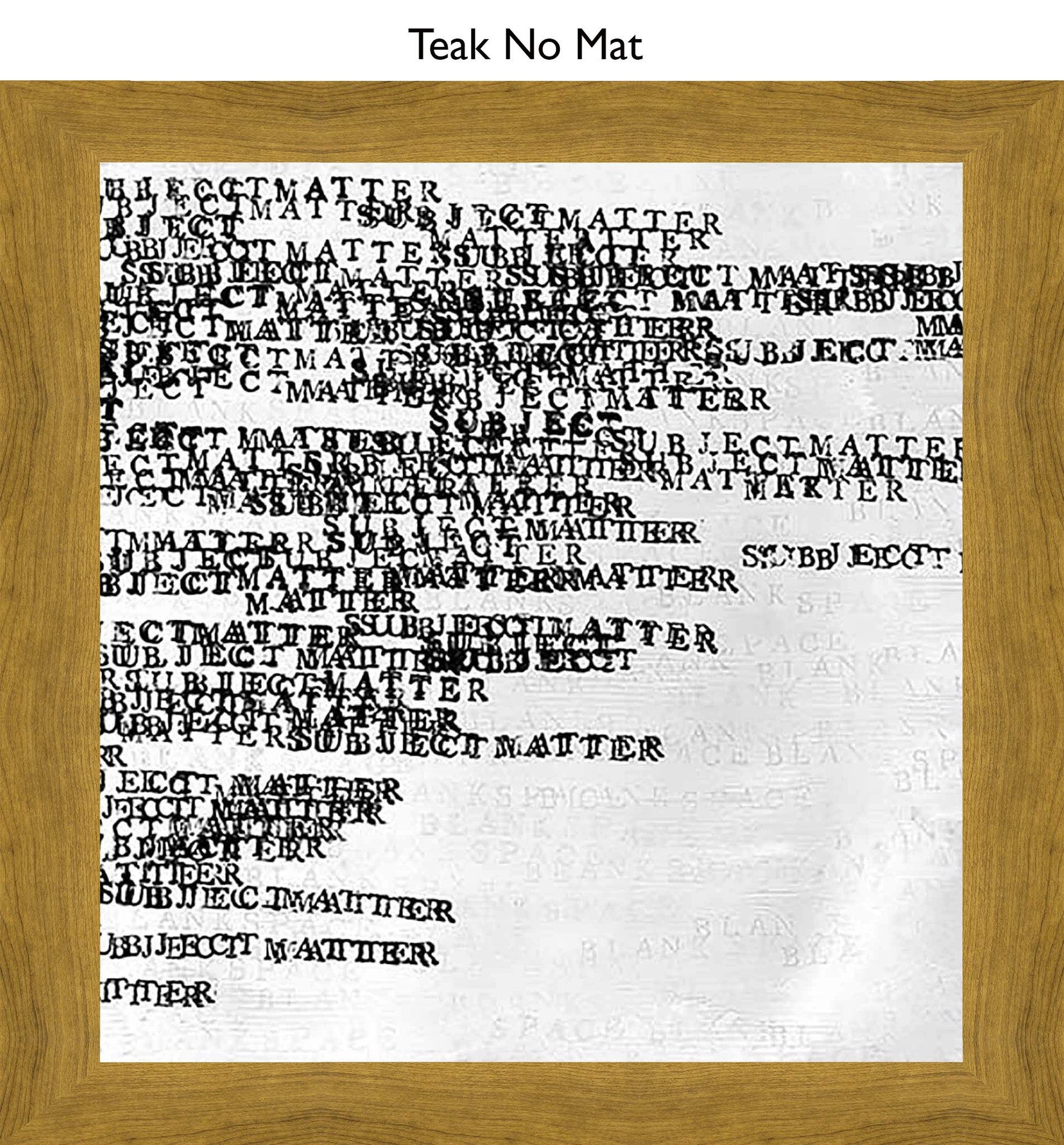 Teak No Mat