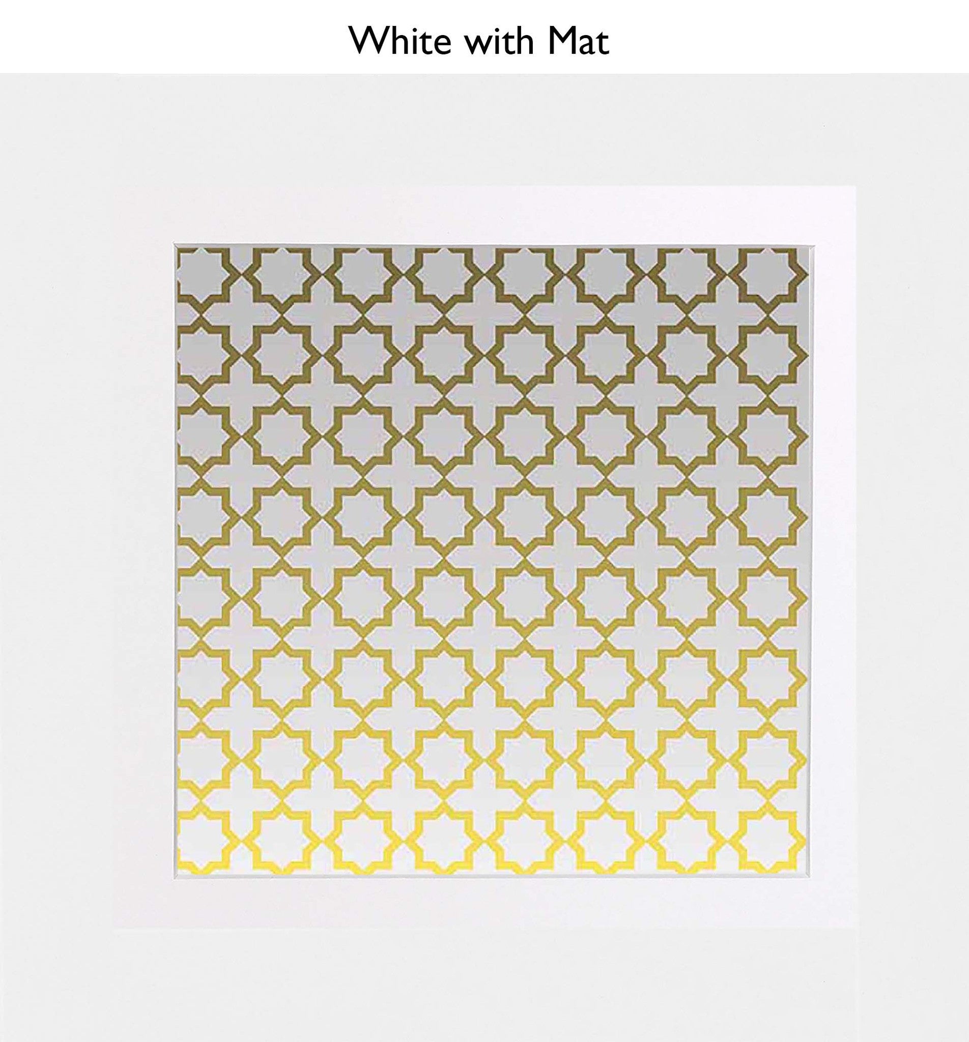 White With Mat