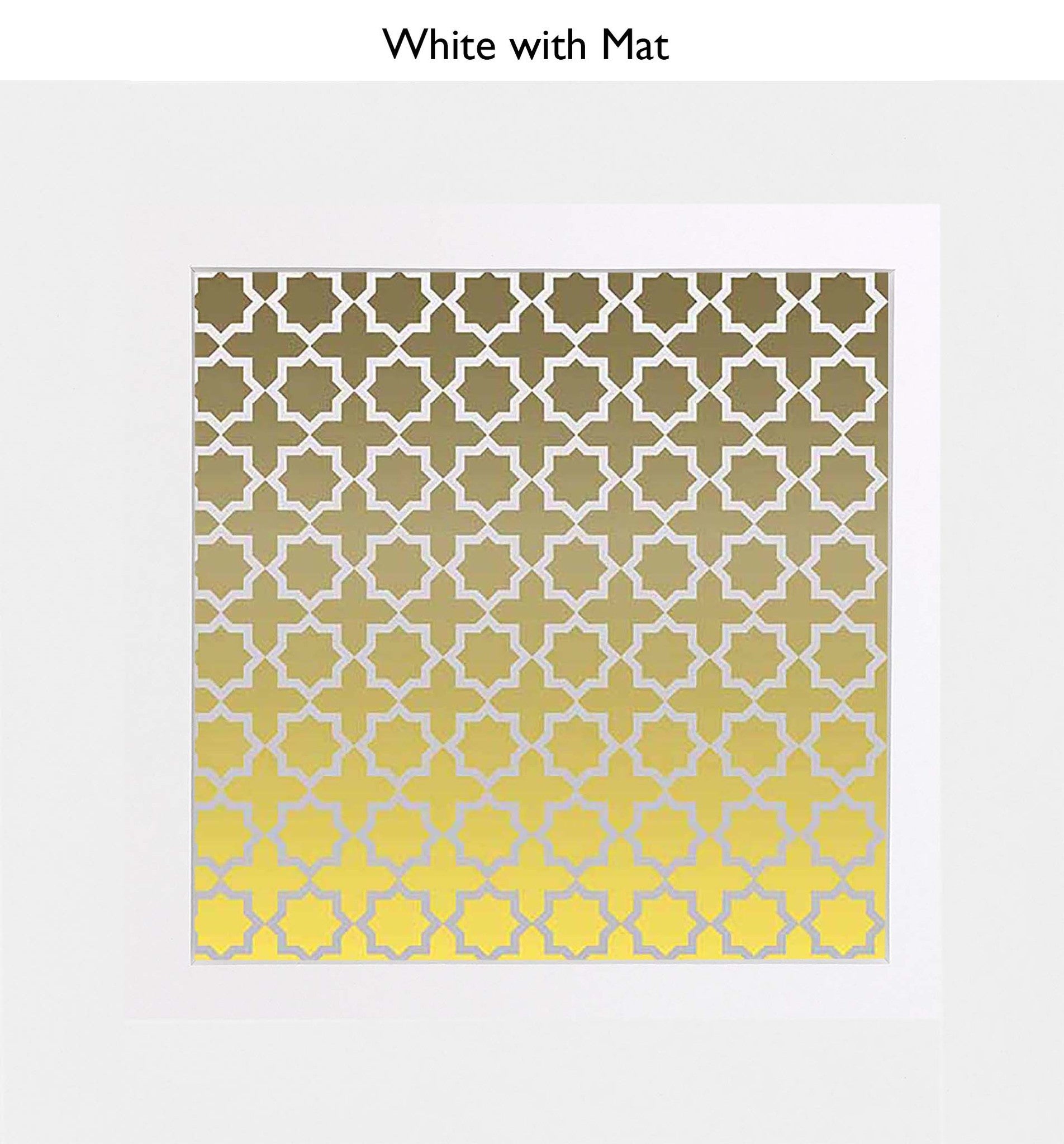 White With Mat