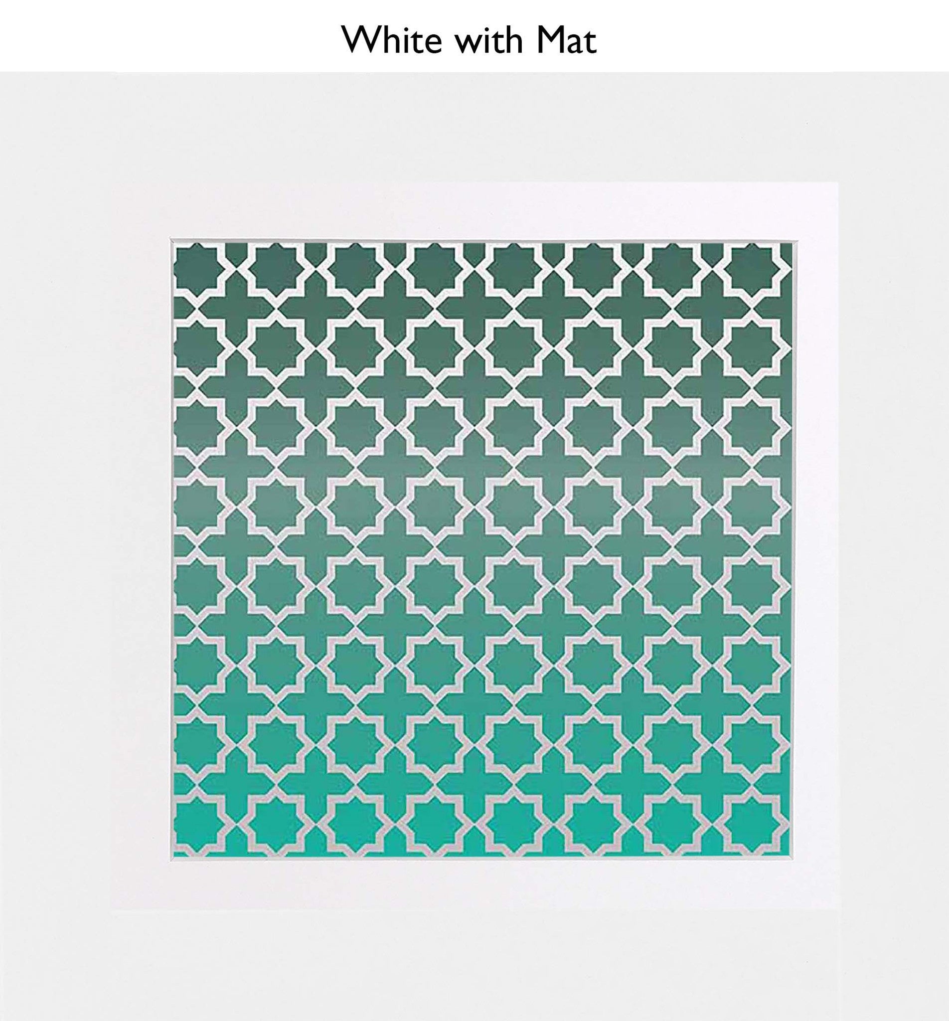 White With Mat