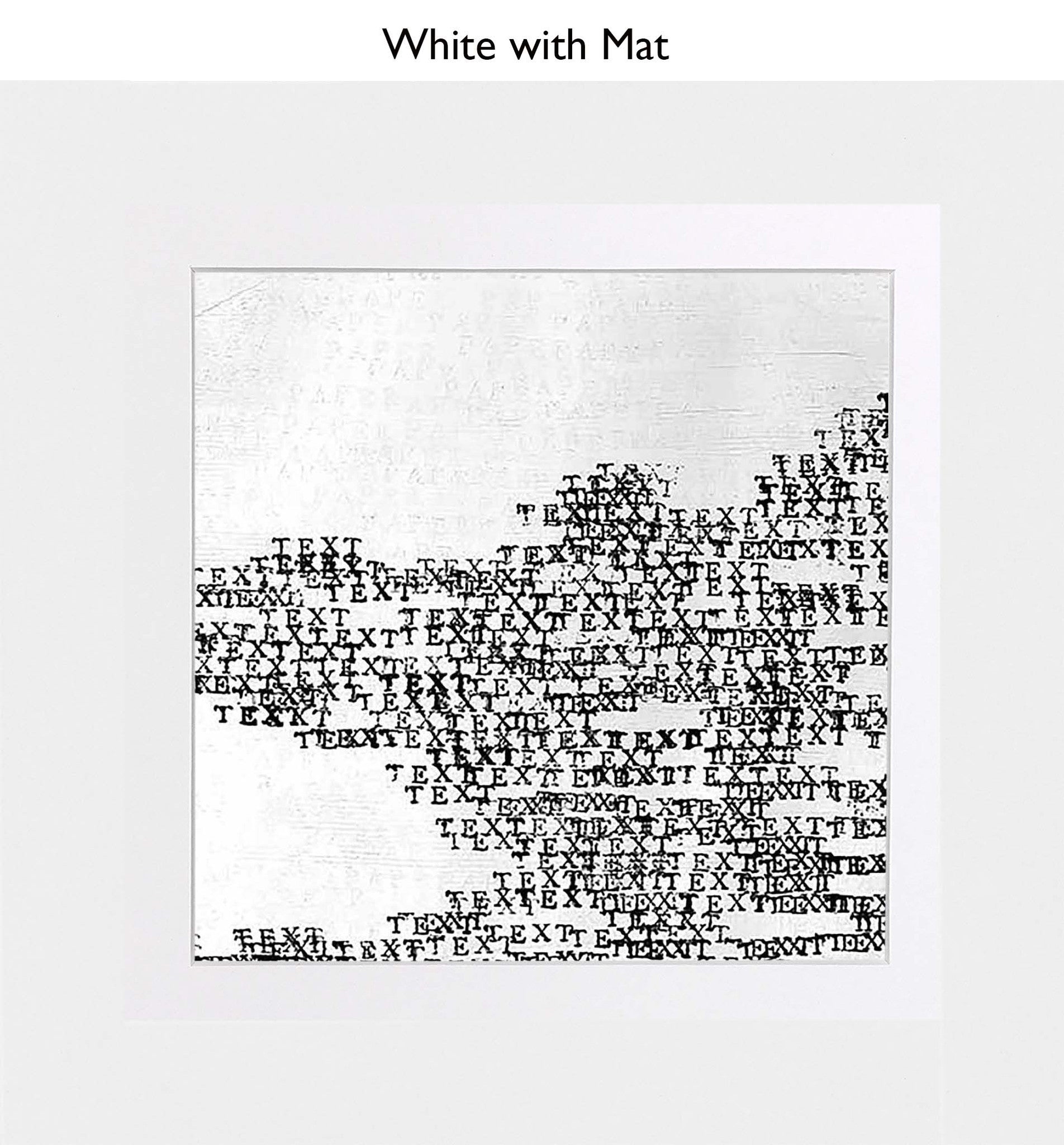 White With Mat