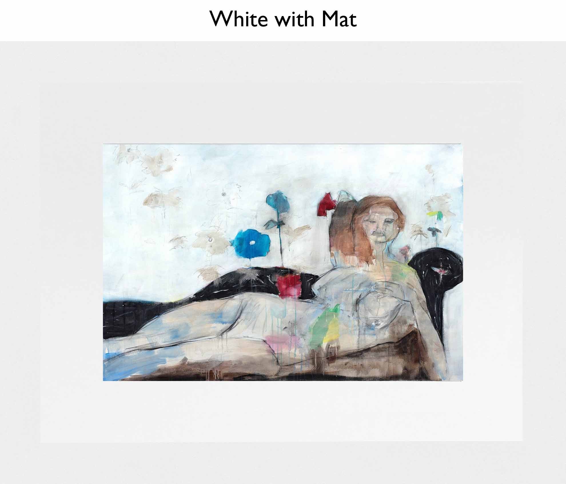 White With Mat