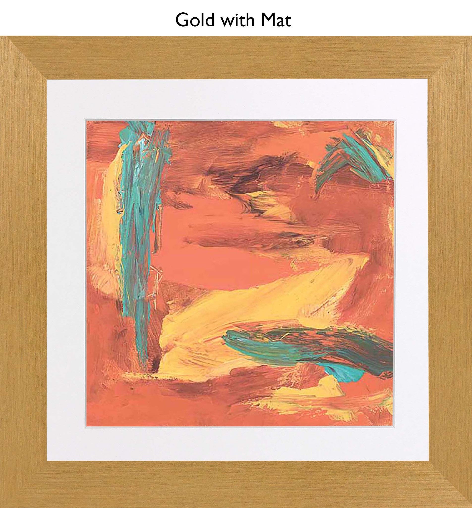 Gold With Mat
