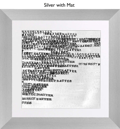 Silver With Mat