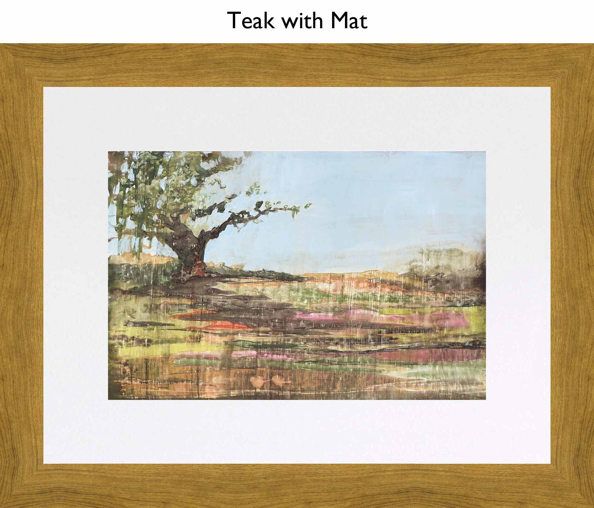 Teak With Mat