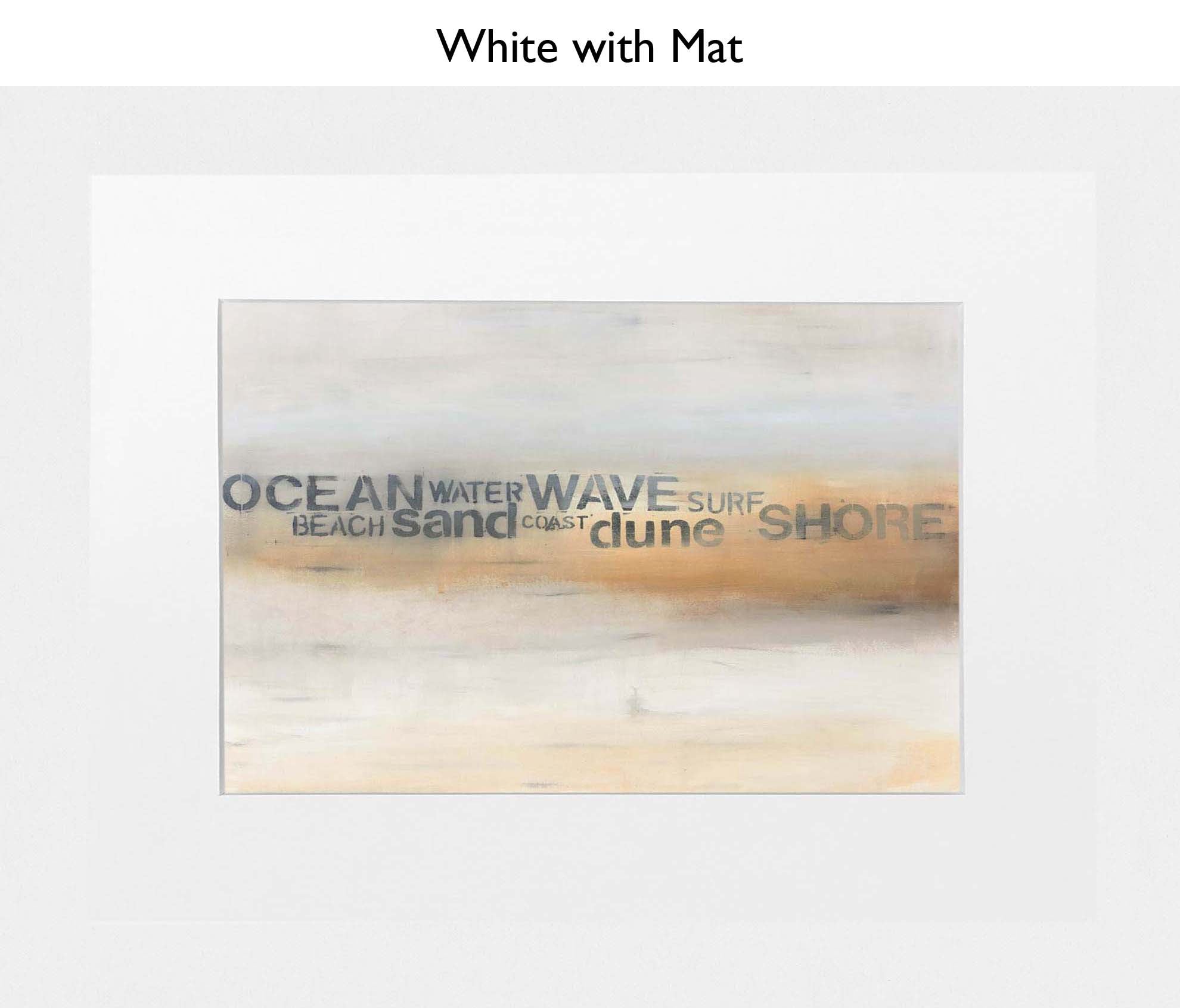 White With Mat