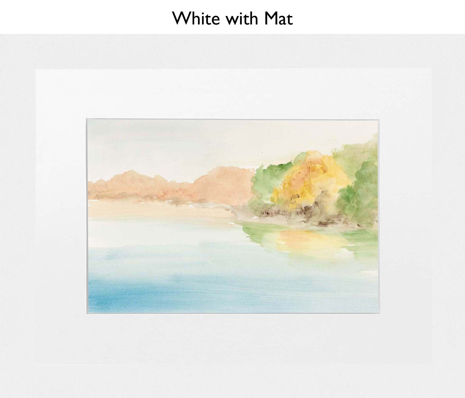 White With Mat