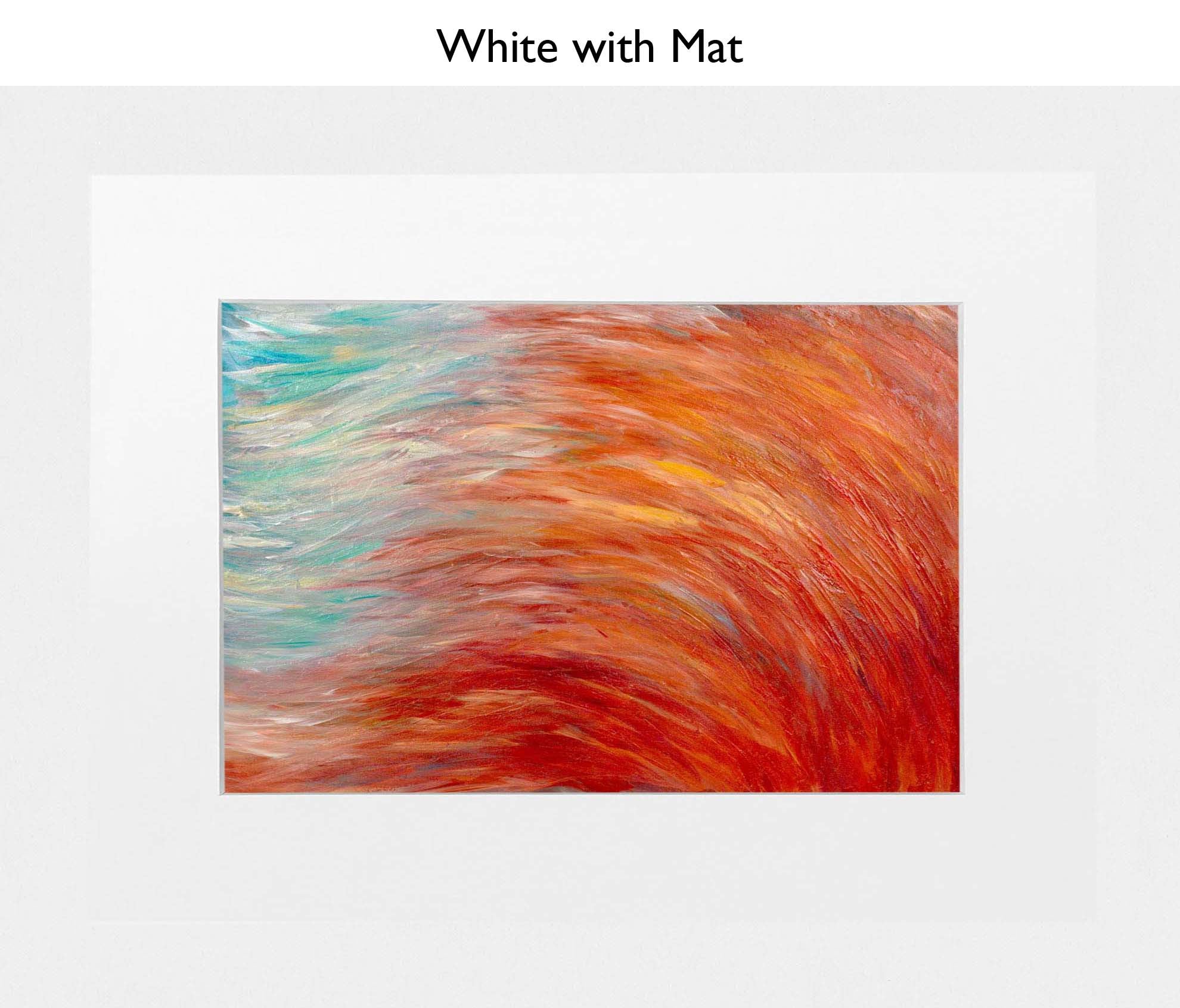 White With Mat