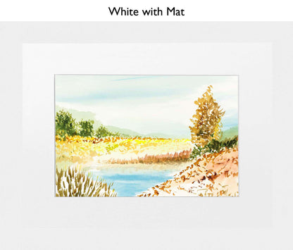 White With Mat