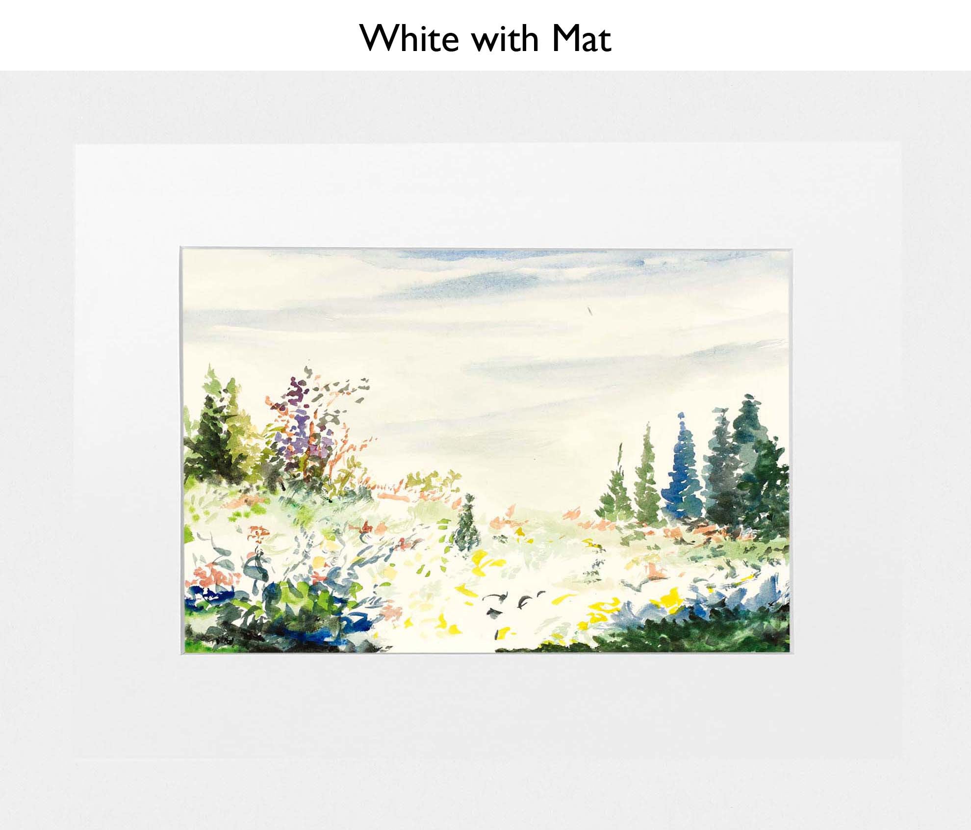 White With Mat