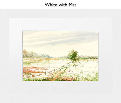 White With Mat
