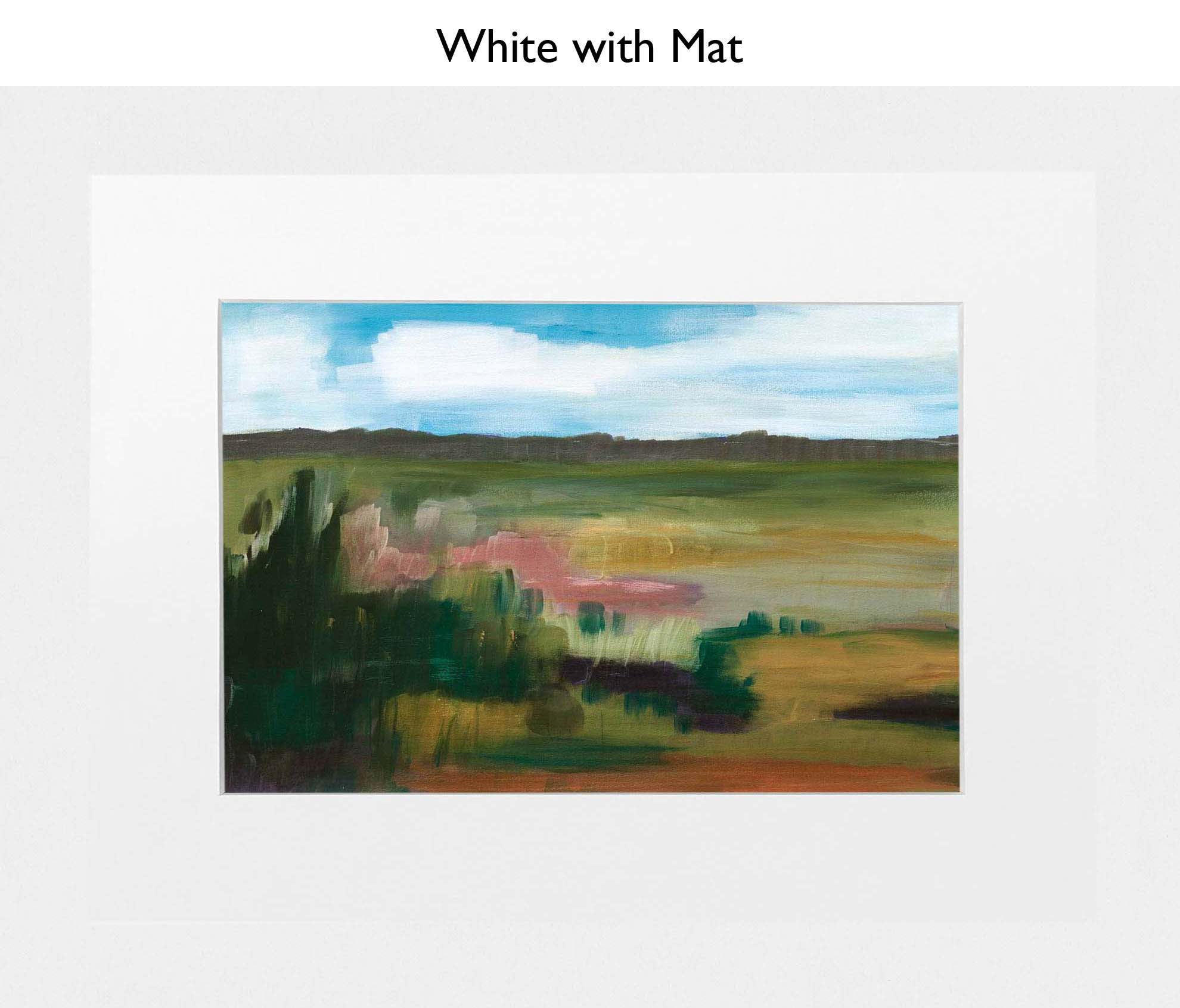 White With Mat