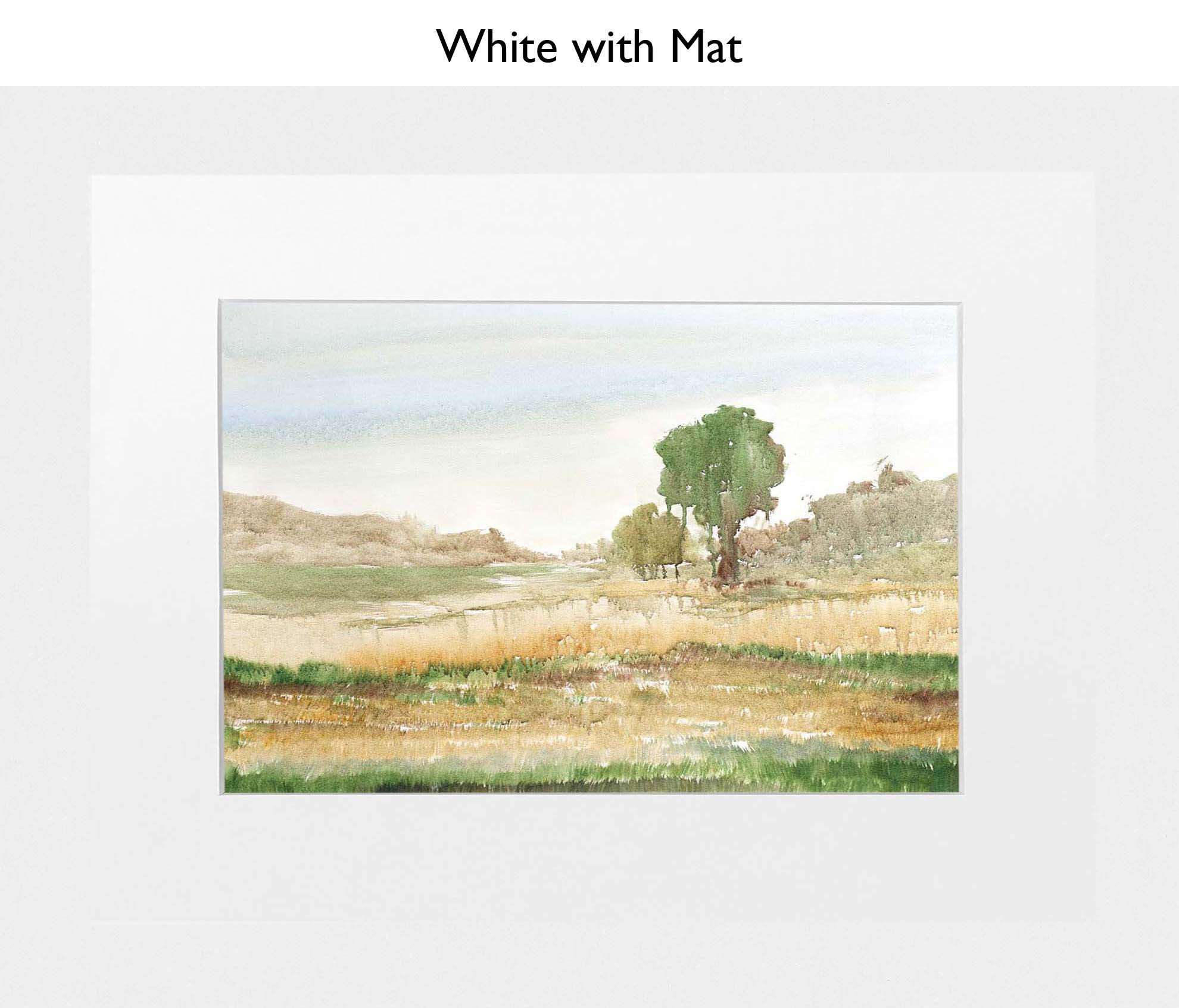 White With Mat