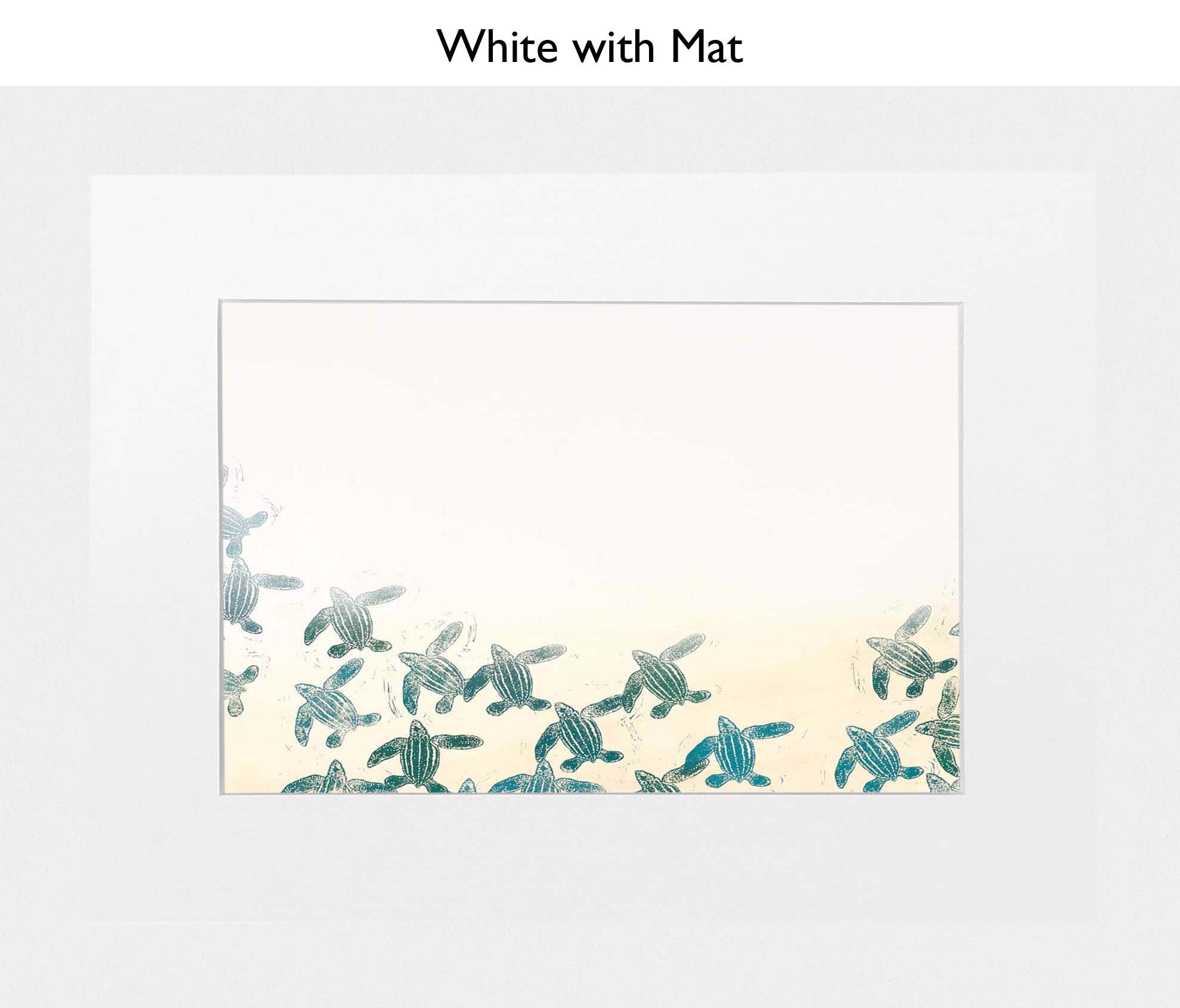 White With Mat