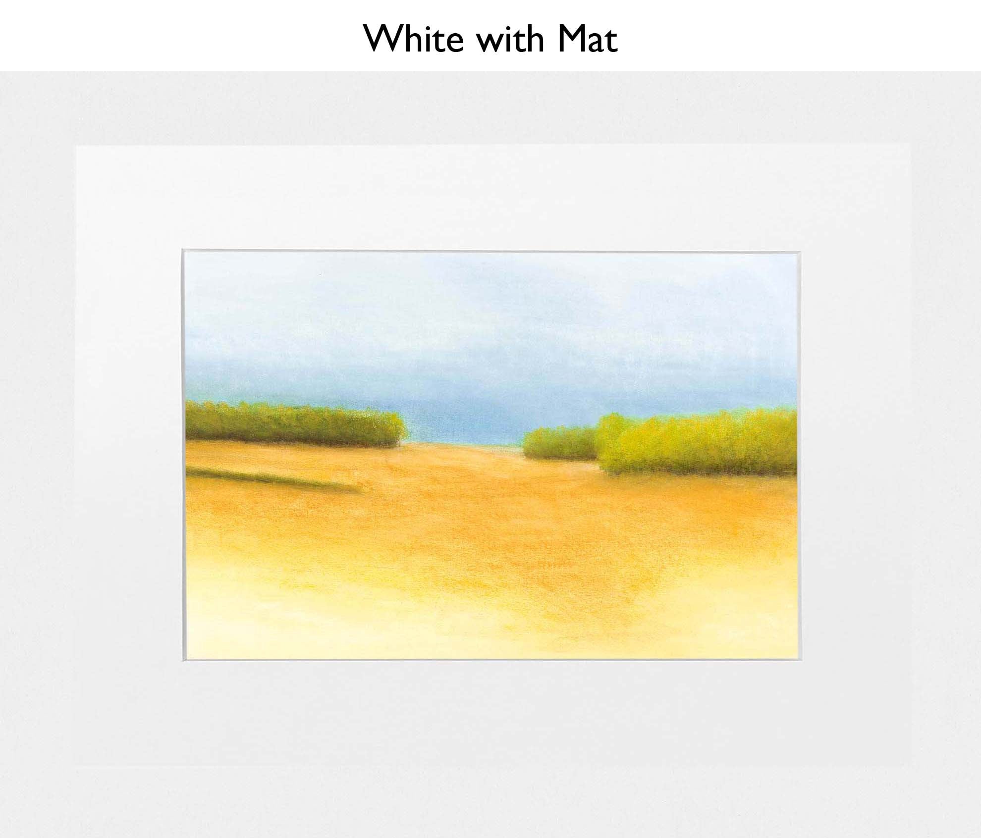 White With Mat